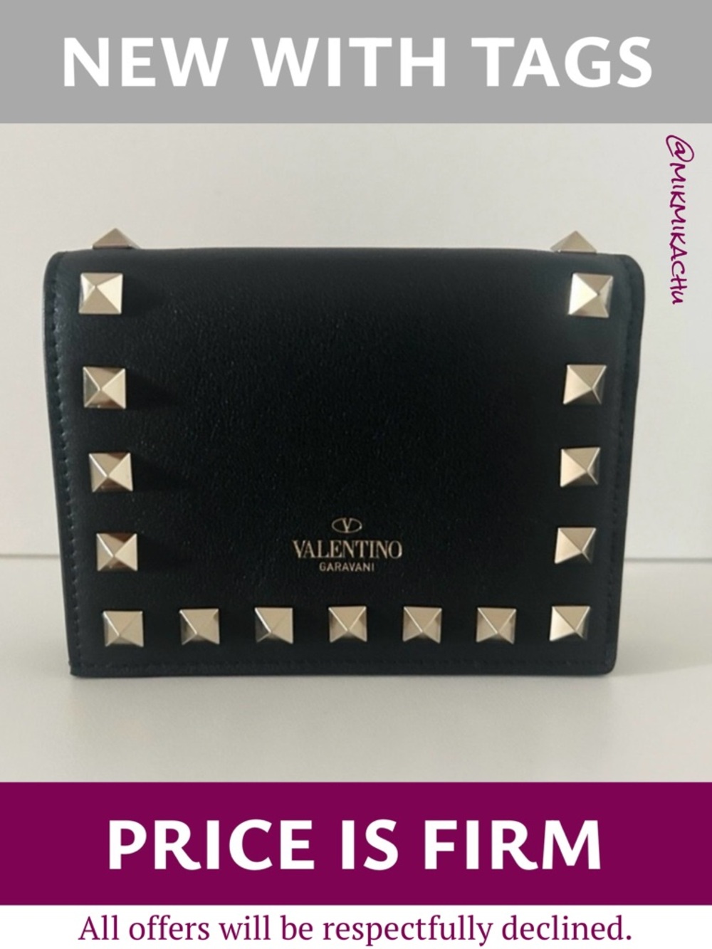 Valentino Rockstud Wallet
